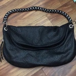 Faux leather handbag